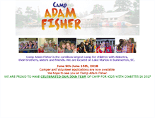 Tablet Screenshot of campadamfisher.com